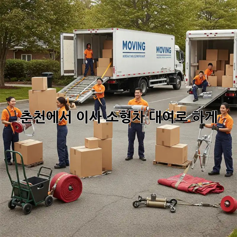 춘천에서 이사? 소형차 대여로 轻松하게!