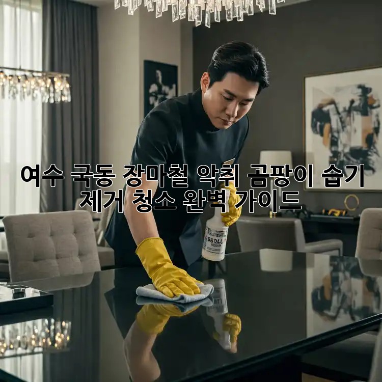 여수 국동 장마철 악취? 곰팡이, 습기 제거 청소 완벽 가이드!
