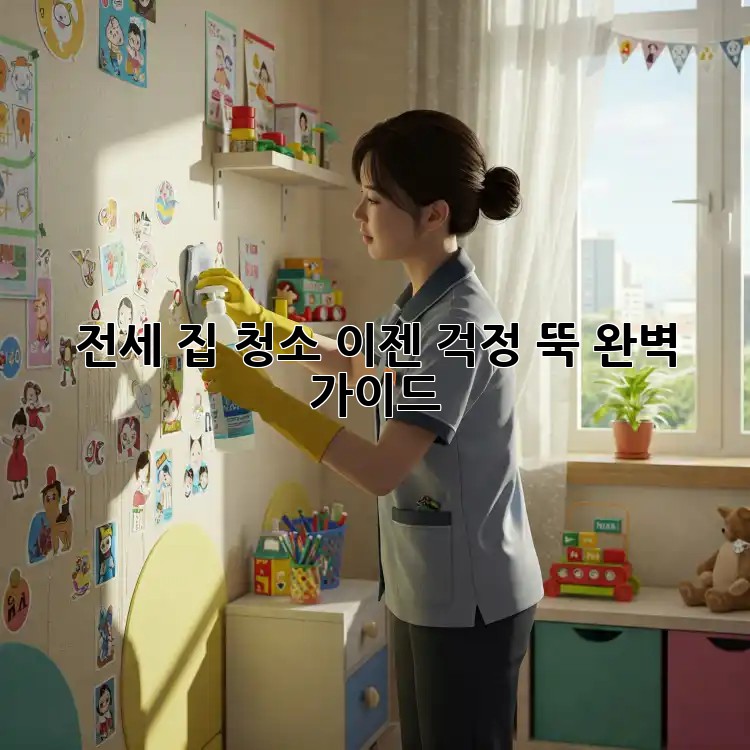 전세 집 청소, 이젠 걱정 뚝! 완벽 가이드