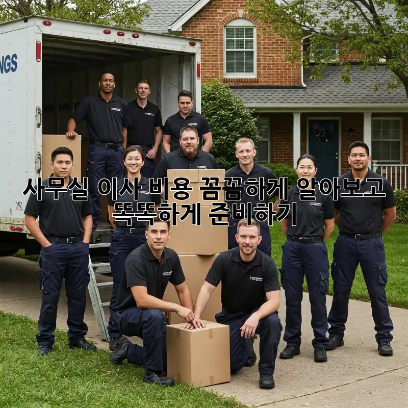 사무실 이사, 비용 꼼꼼하게 알아보고 똑똑하게 준비하기!