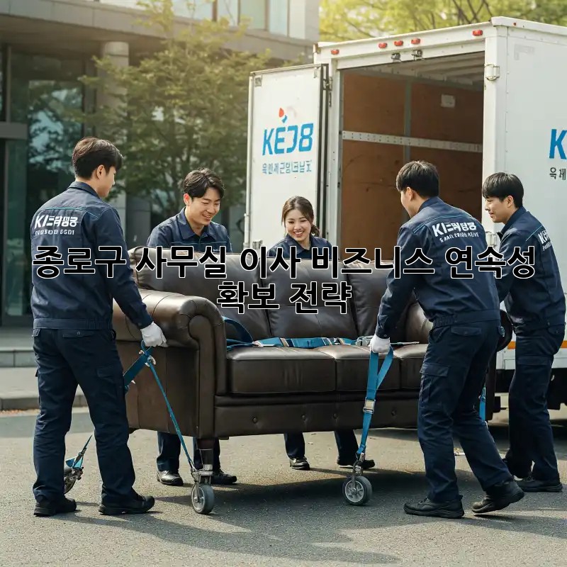종로구 사무실 이사, 비즈니스 연속성 확보 전략