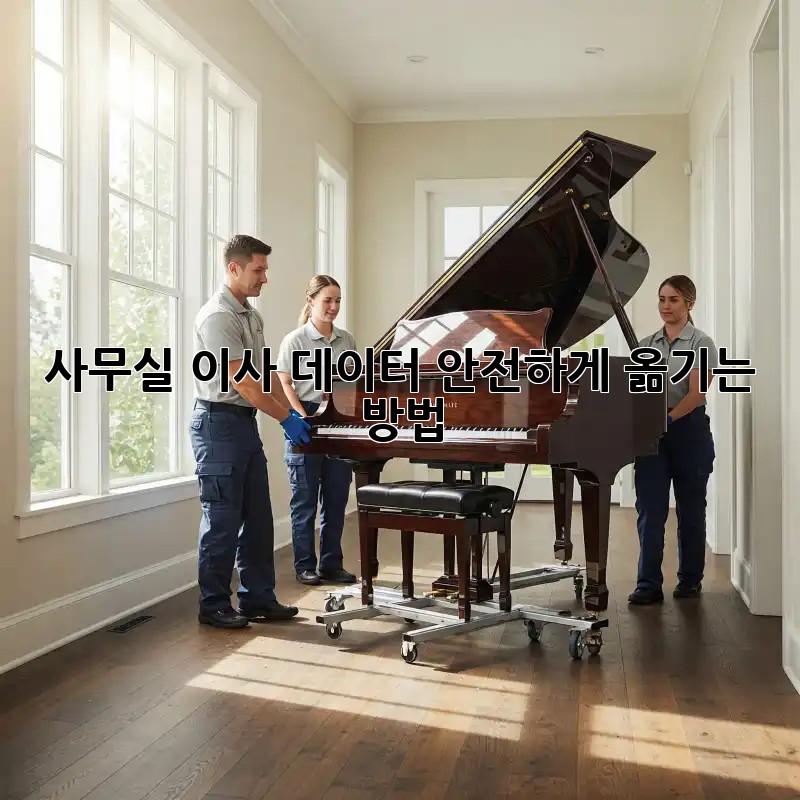 사무실 이사? 데이터 안전하게 옮기는 방법!