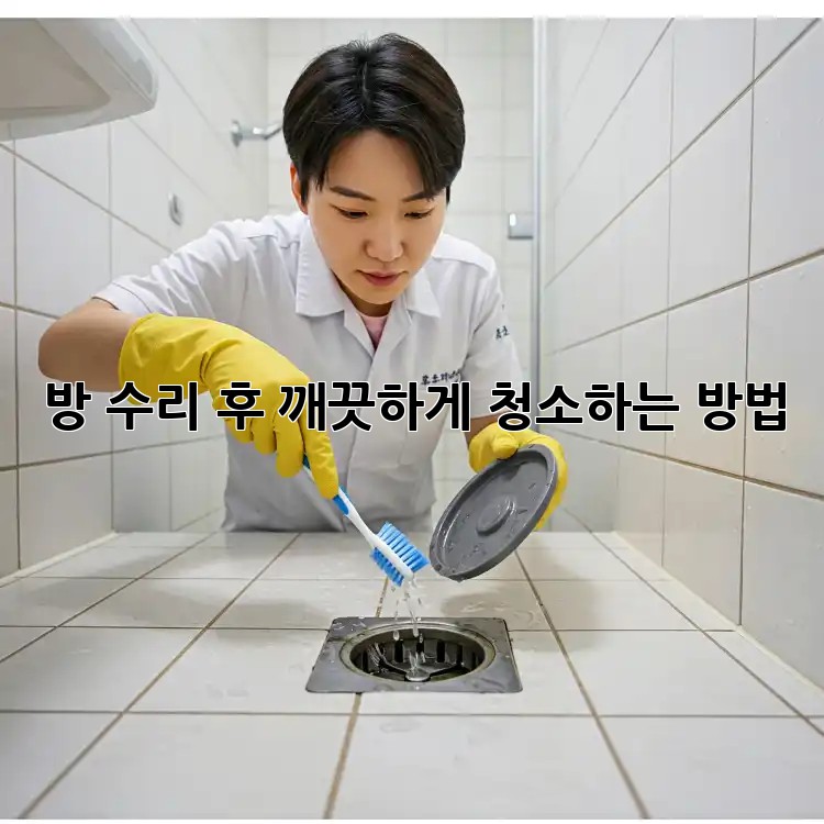 방 수리 후 깨끗하게 청소하는 방법