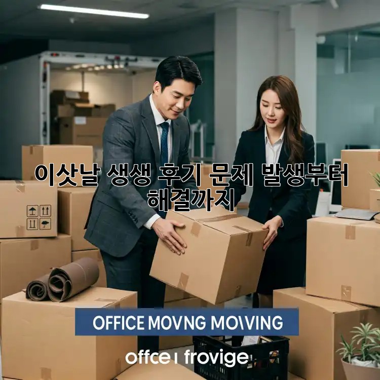 이삿날 생생 후기: 문제 발생부터 해결까지!