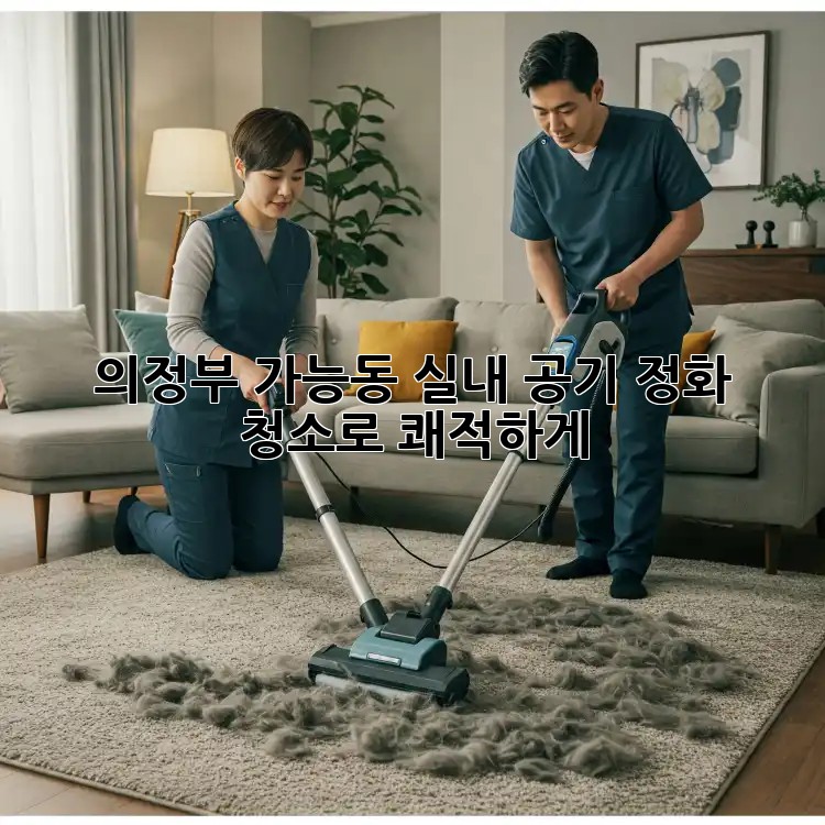 의정부 가능동🏠 실내 공기 정화 청소로 쾌적하게!