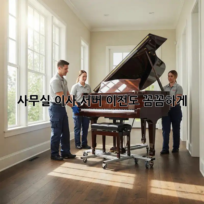 사무실 이사? 서버 이전도 꼼꼼하게!