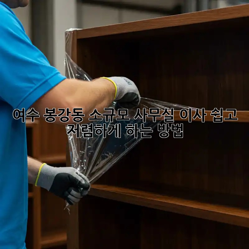 여수 봉강동 소규모 사무실 이사, 쉽고 저렴하게 하는 방법