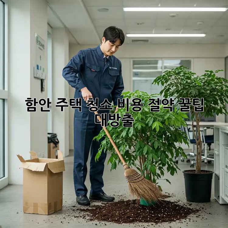 함안 주택 청소, 비용 절약 꿀팁 대방출! ✨