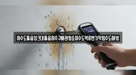 하수도뚫음싱크대뚫음하수구배관청소하수도역류변기막힘수도해빙