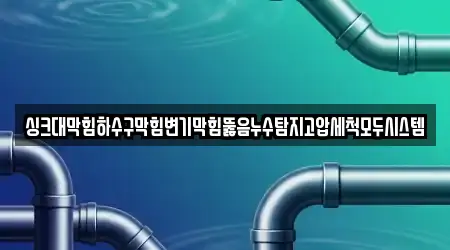 싱크대막힘하수구막힘변기막힘뚫음누수탐지고압세척모두시스템