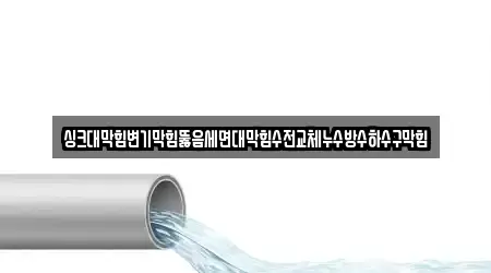 싱크대막힘변기막힘뚫음세면대막힘수전교체누수방수하수구막힘