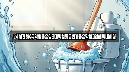 24시간하수구막힘뚫음싱크대막힘뚫음변기뚫음막힘고압세척내시경