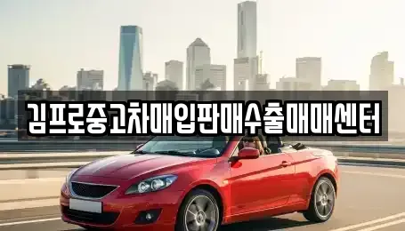 강원 강릉시 강동면 중고차매입 전문 김프로중고차매입판매수출매매센터