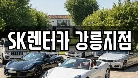 강원 강릉시 노암동 렌트카 전문 SK렌터카 강릉지점