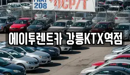 강원 강릉시 노암동 렌트카 전문 에이투렌트카 강릉KTX역점