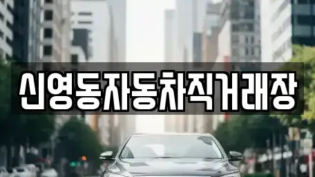 강원 강릉시 성내동 중고차 전문 신영동자동차직거래장
