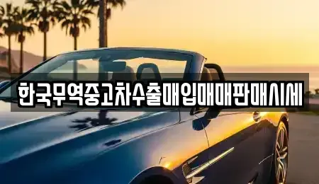 강원 강릉시 연곡면 중고차매입 전문 한국무역중고차수출매입매매판매시세