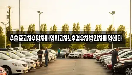 강원 강릉시 회산동 중고차 전문 수출중고차수입차매입사고차노후경유차법인차매입센타