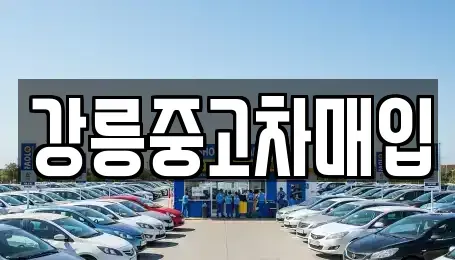 강원 강릉시 회산동 중고차매입 전문 강릉중고차매입
