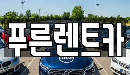 강원 양양군 렌트카 전문 푸른렌트카
