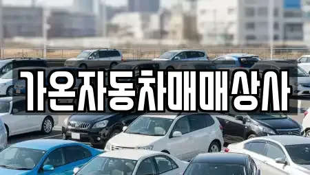 강원 원주시 관설동 중고차매매 전문 가온자동차매매상사