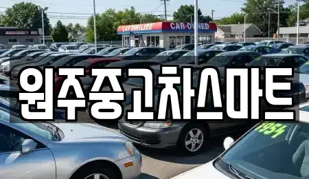 강원 원주시 관설동 중고차매매 전문 원주중고차스마트