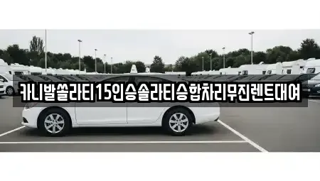 강원 춘천시 봉의동 렌트카 전문 카니발쏠라티15인승솔라티승합차리무진렌트대여