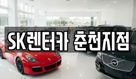 강원 춘천시 봉의동 장기렌트카 전문 SK렌터카 춘천지점