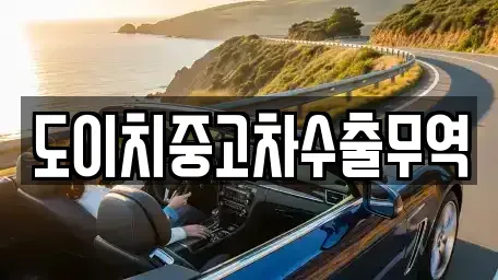 강원 태백시 적각동 중고차매매 전문 도이치중고차수출무역