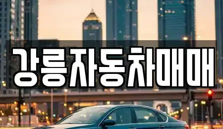 강원특별자치도 강릉시 노암동 중고차 전문 강릉자동차매매