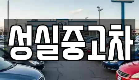 강원특별자치도 삼척시 오분동 중고차매매 전문 성실중고차