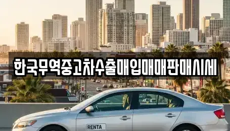 강원특별자치도 영월군 영월읍 중고차매매 전문 한국무역중고차수출매입매매판매시세