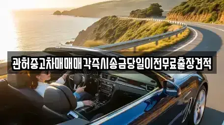 강원특별자치도 원주시 소초면 중고차 전문 관허중고차매매매각즉시송금당일이전무료출장견적