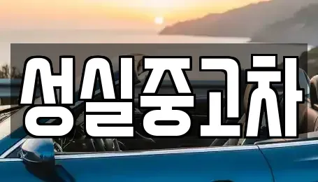 강원특별자치도 철원군 동송읍 중고차매매 전문 성실중고차
