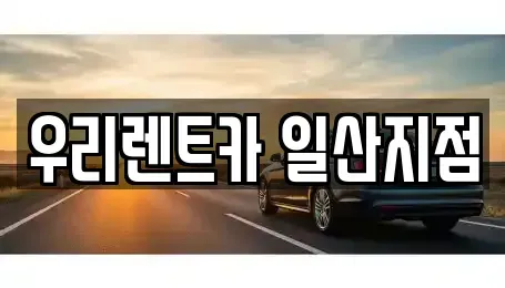 경기 고양시 덕양구 성사동 렌트카 전문 우리렌트카 일산지점