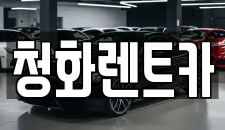 경기 광명시 렌트카 전문 청화렌트카