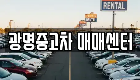 경기 광명시 중고차매매 전문 광명중고차 매매센터