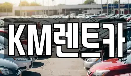 경기 광명시 하안동 단기렌트카 전문 KM렌트카