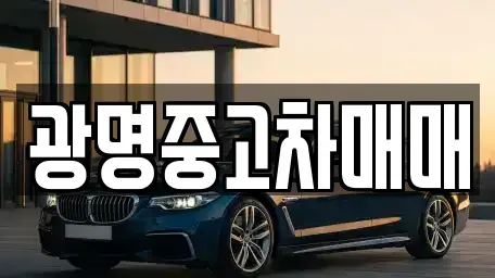 경기 광명시 하안동 중고차 전문 광명중고차매매