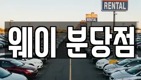 경기 광주시 신현동 단기렌트카 전문 웨이 분당점
