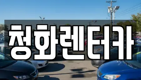 경기 광주시 신현동 단기렌트카 전문 청화렌터카