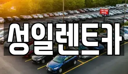 경기 광주시 신현동 렌트카 전문 성일렌트카