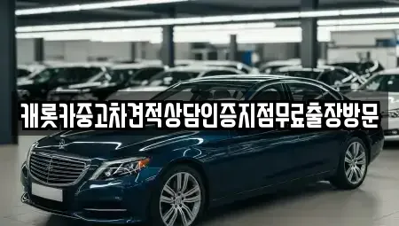 경기 광주시 신현동 중고차 전문 캐롯카중고차견적상담인증지점무료출장방문