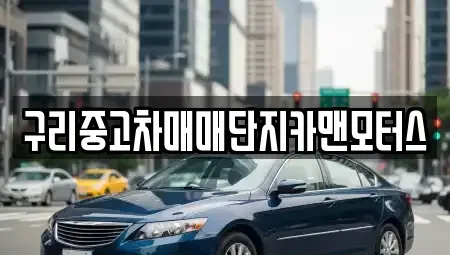 경기 구리시 인창동 중고차 전문 구리중고차매매단지카맨모터스