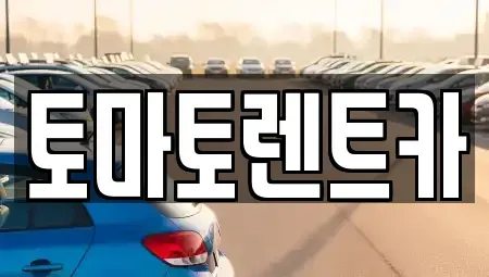 경기 동두천시 생연동 렌트카 전문 토마토렌트카