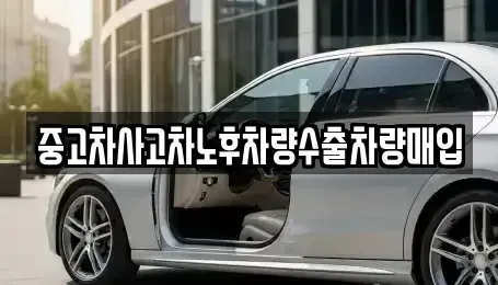 경기 동두천시 생연동 중고차매입 전문 중고차사고차노후차량수출차량매입
