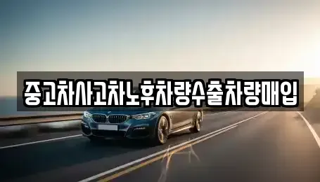경기 동두천시 탑동동 중고차매입 전문 중고차사고차노후차량수출차량매입