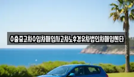 경기 성남시 분당구 정자동 중고차매입 전문 수출중고차수입차매입사고차노후경유차법인차매입센타