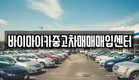 경기 시흥시 무지내동 중고차매입 전문 바이마이카중고차매매매입센터