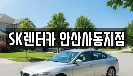 경기 안산시 상록구 사동 렌트카 전문 SK렌터카 안산사동지점